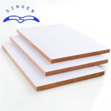 piano 5mm 6x4 white melamine faced mdf board for kitchen kabinet